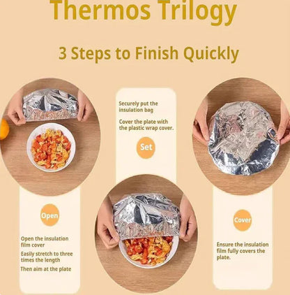 Reusable Aluminum Foil Food Cover