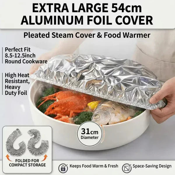 Reusable Aluminum Foil Food Cover