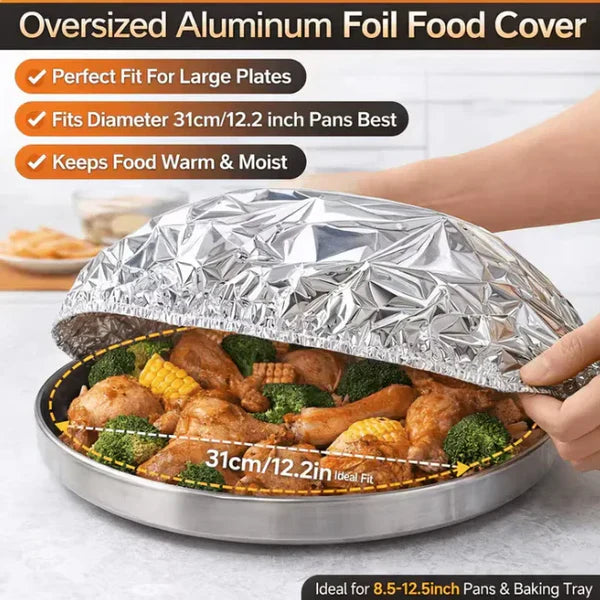 Reusable Aluminum Foil Food Cover